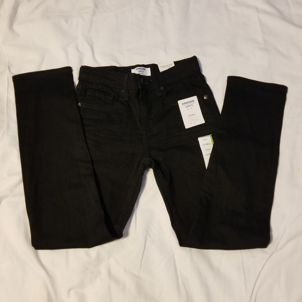 NWT Dinizen from Levi's Skinny Black Jeans Size 10 Reg - Picture 2 of 12